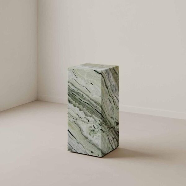 طاولة جانبية رخام طبيعي برازيلي - 90 سم