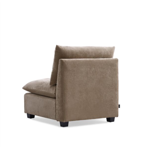 كنبة مفردة كلاود لاين - بني