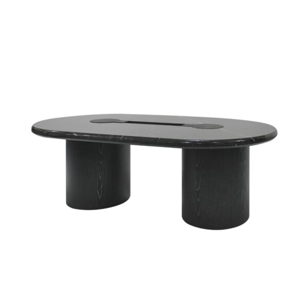 طاولة قهوة ميناي رخام - اسود