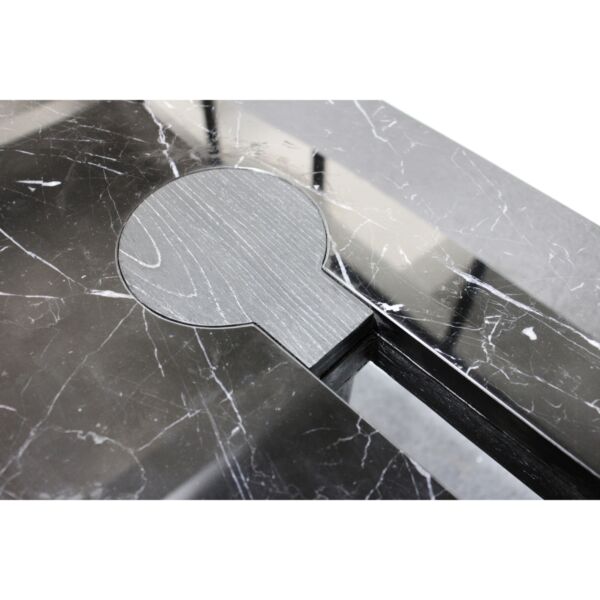 كونسول ميناي رخام - اسود