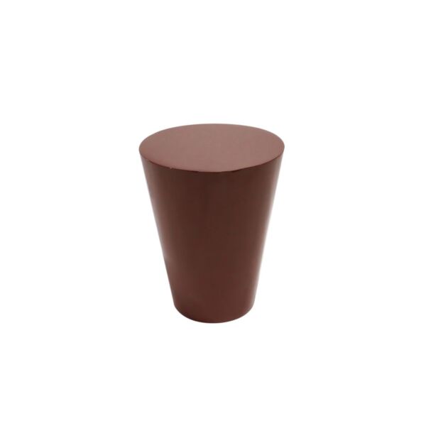 طاولة جانبية فولتير - احمر غامق شديد اللمعان