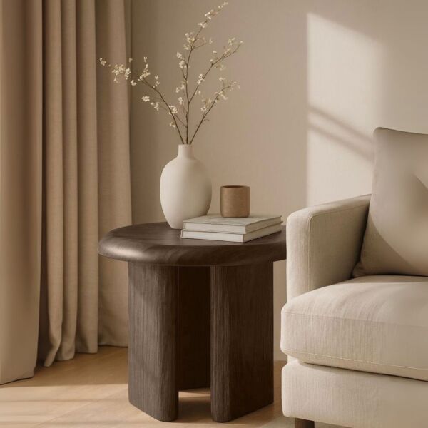 طاولة جانبية ميليسا - بني