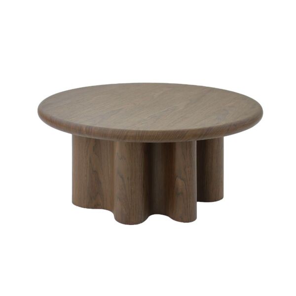 طاولة قهوة مستديرة ميليسا - بني