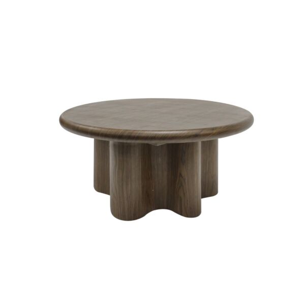 طاولة قهوة مستديرة ميليسا - بني