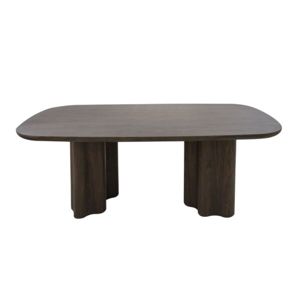 طاولة طعام ميليسا 6 أشخاص - بني