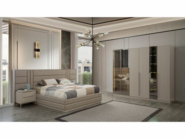  غرفة نوم نيو نيبال 5 قطع - بيج