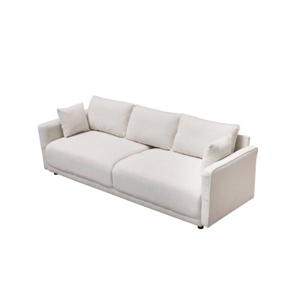 كنبة لوسيانا - 3 مقاعد 190 سم - اوف وايت