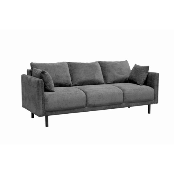 كنبة روبينا - 3 مقاعد 180 سم - رمادي غامق