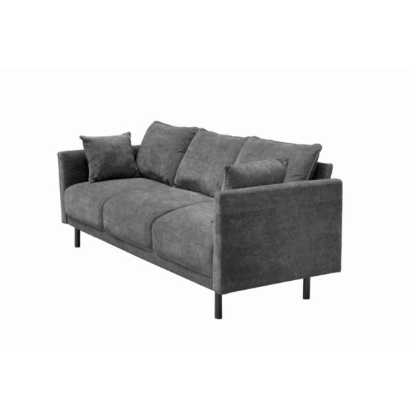 كنبة روبينا - 3 مقاعد 200 سم - رمادي غامق
