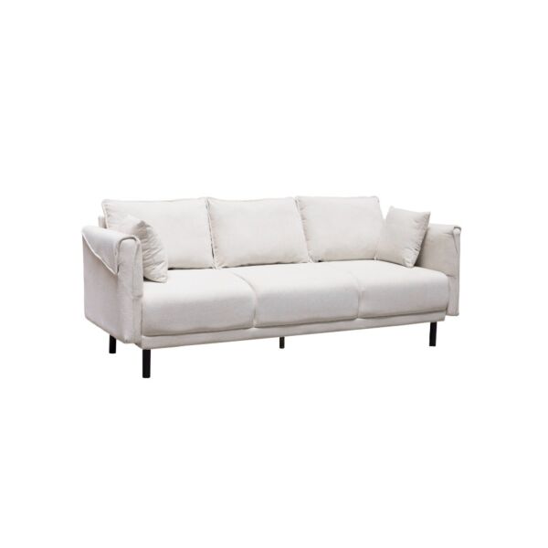 كنبة دايزي - 3 مقاعد 205 سم - اوف وايت