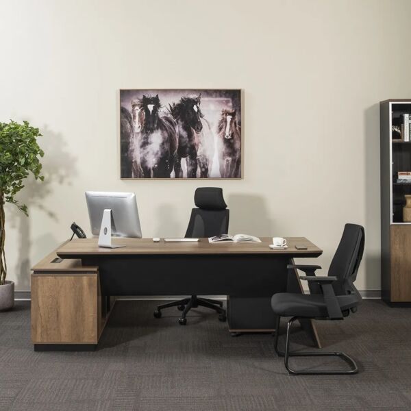 مكتب 220 سم زاوية يمين أناتوم