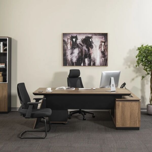 مكتب 220 سم زاوية يسار أكيرو