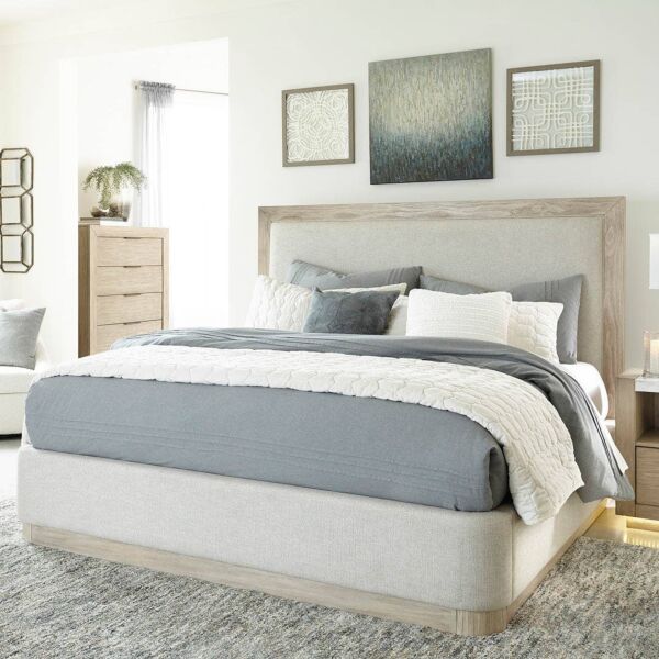 طقم غرفة نوم هينينجتون حجم ملكي 193X203 سم مع وحدة ادراج