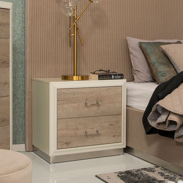 طقم غرفة نوم فلورونتين حجم مزدوج - 7 قطع