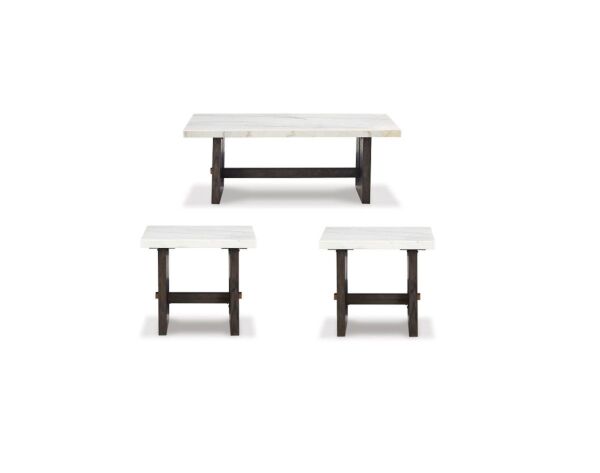 طقم طاولات قهوة 3 قطع بورخوس