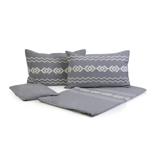 طقم مفرش سرير تاميروس 4 قطع حجم ملكي - 193×203 سم