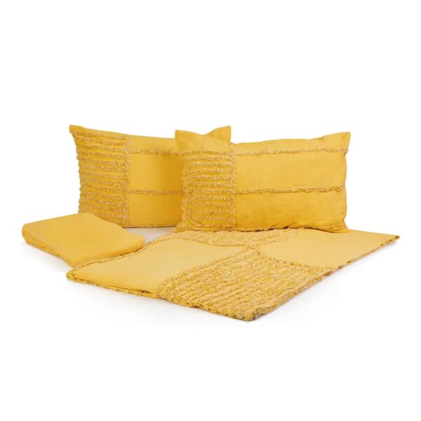 طقم مفرش سرير سيلفادو 4 قطع حجم ملكي - 193×203 سم