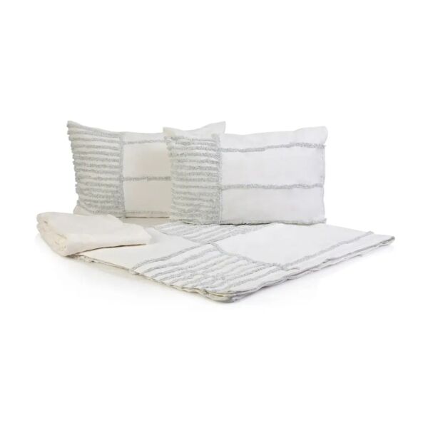 طقم مفرش سرير شودو 4 قطع حجم كينغ - 180×200 سم