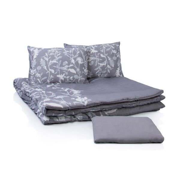 طقم مفرش سرير حجم ملكى 193×203 سم 4 قطع - جياردينو