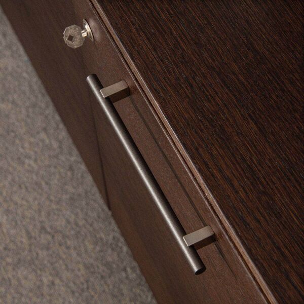 طاولة مكتب لاكويز مع وحدة أدراج منفصلة