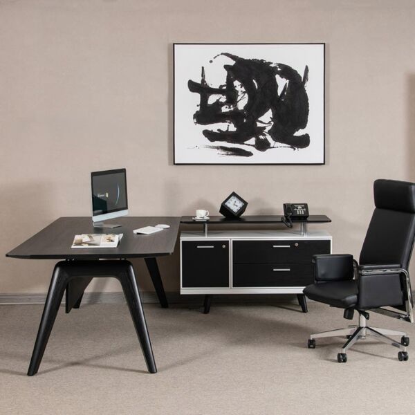 مكتب 220 سم   زاوية مكتب إميلي