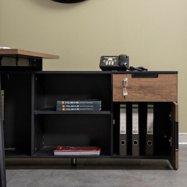 مكتب 160 سم زاوية يمين رولين