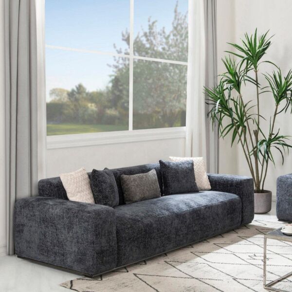 طقم كنب 4 قطع كاميلوت - ازرق