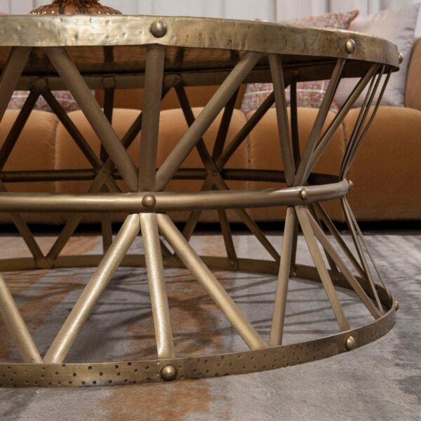 طاولة قهوة دائرية سمايدر