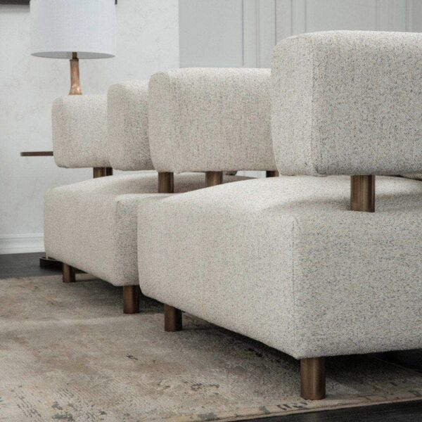 كنبة بذراعين جبسون - بيج