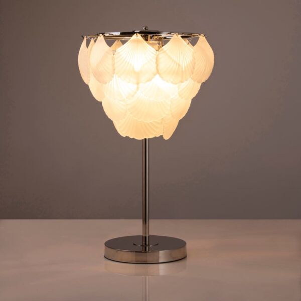 أبجورة طاولة رودنيل - فضي معتق