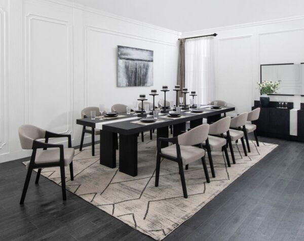 طقم طاولة طعام 10 كراسي تريكسر