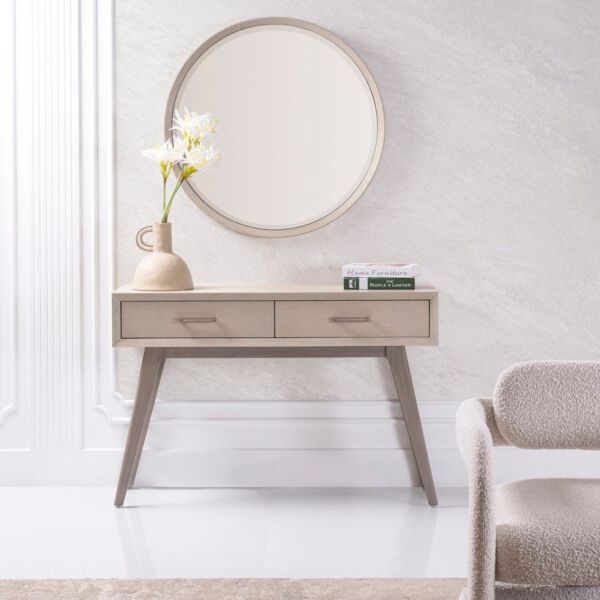 طقم كونسول مع مراية بلاكين