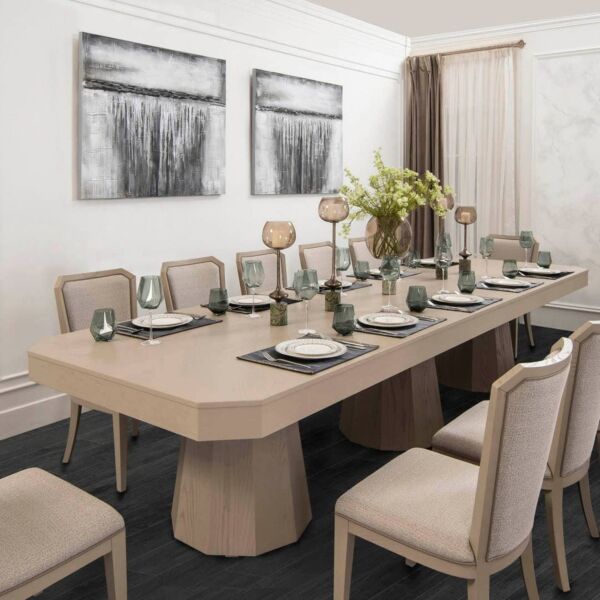 طقم طاولة طعام 12 كرسي مازاجان