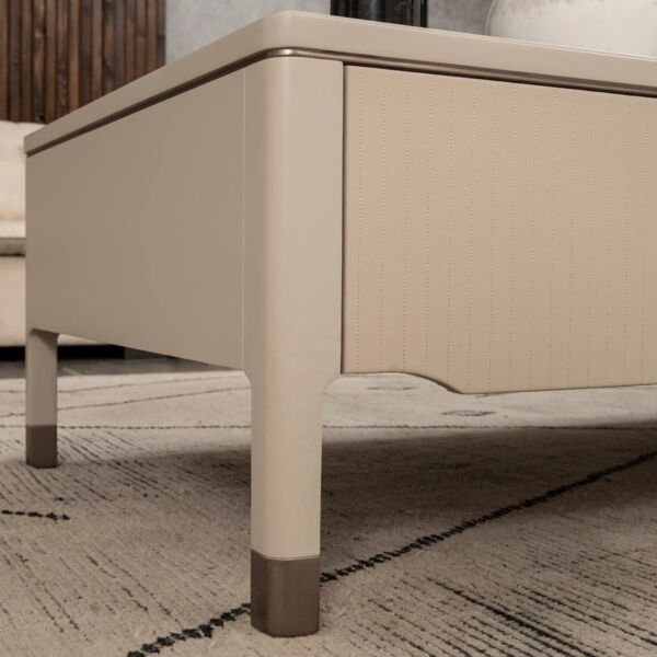 طاولة قهوة كيلي - بيج