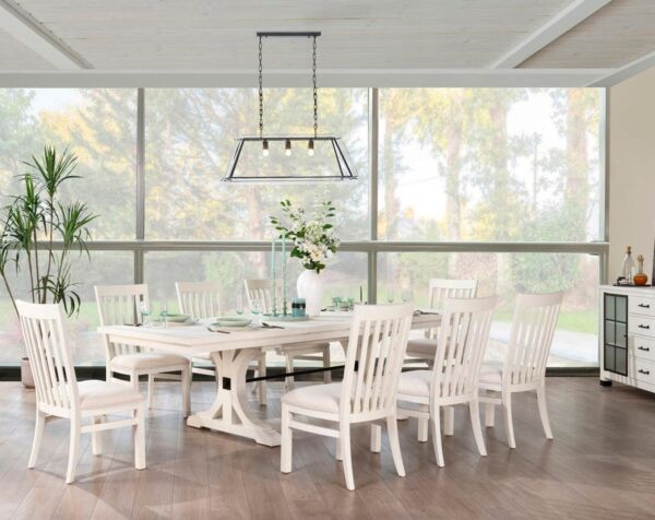 طقم طاولة طعام 8 كراسي ستيفنز