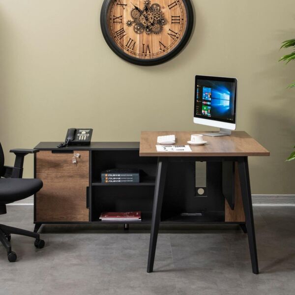 مكتب 140 سم زاوية يسار رولين