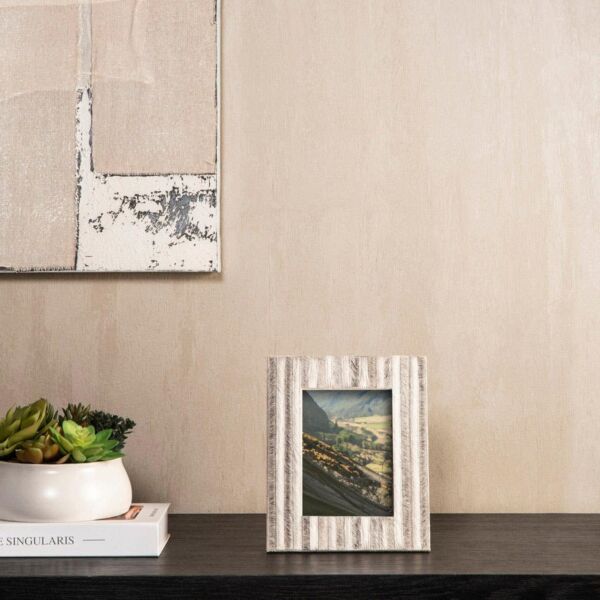 اطار صورة روز - ابيض