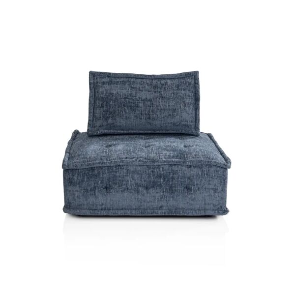 طقم كنب زاوية ريندا - ازرق