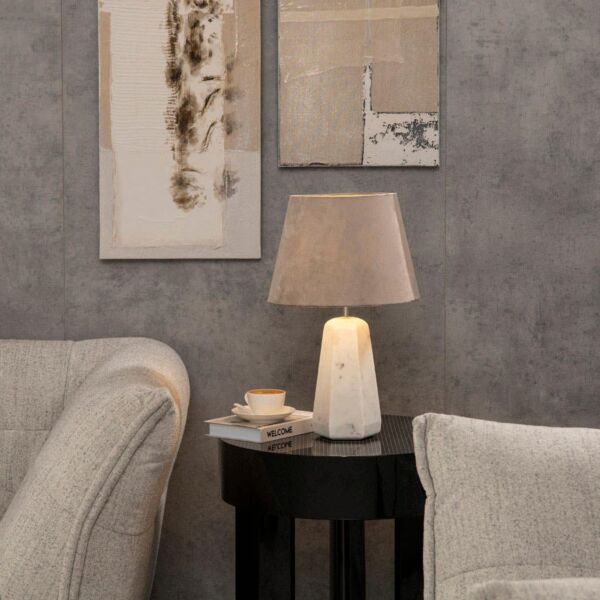 أبجورة طاولة فيستيا - ابيض