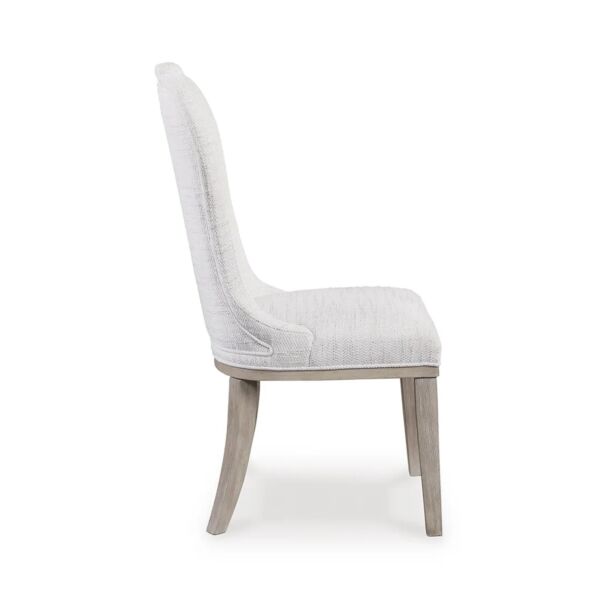 طقم طاولة طعام جورلينا - 10 كراسي - رمادي فاتح وبني