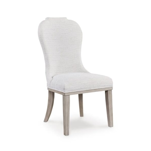 طقم طاولة طعام جورلينا - 10 كراسي - رمادي فاتح وبني