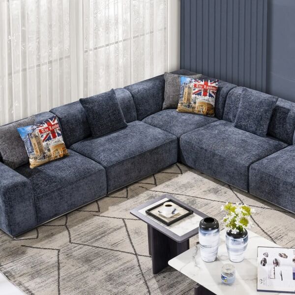 طقم كنبة زاوية 7 قطع كاميلوت