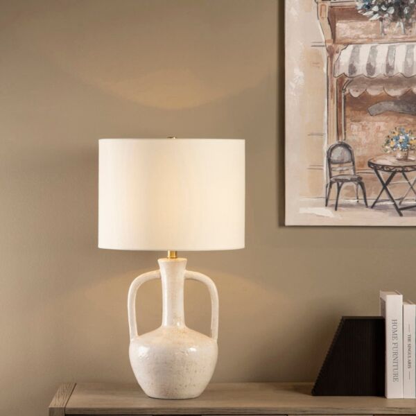 أبجورة طاولة ناشيو - ابيض