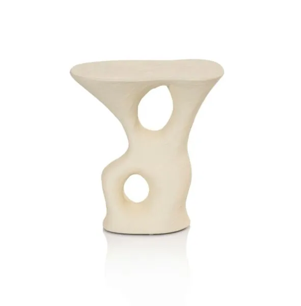 طاولة جانبية داريان - ابيض