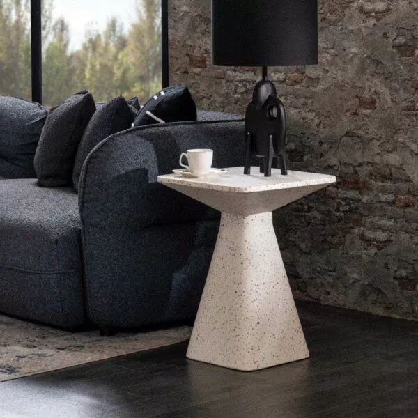 طاولة جانبية تيزالي - ابيض