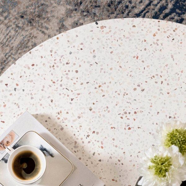 طاولة قهوة وينورا - ابيض