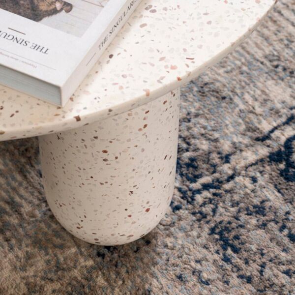 طاولة قهوة وينورا - ابيض