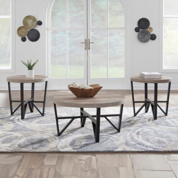 طقم طاولات قهوة 3 قطع دينلي