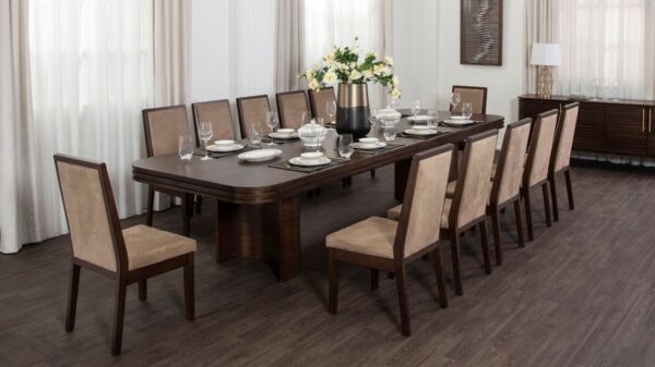 طقم طاولة طعام 12 كرسي كاترا