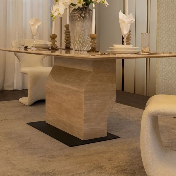 طاولة طعام ل 6 اشخاص بيلي - بيج